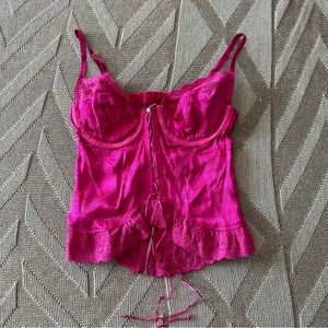 Pink Bustier Top
